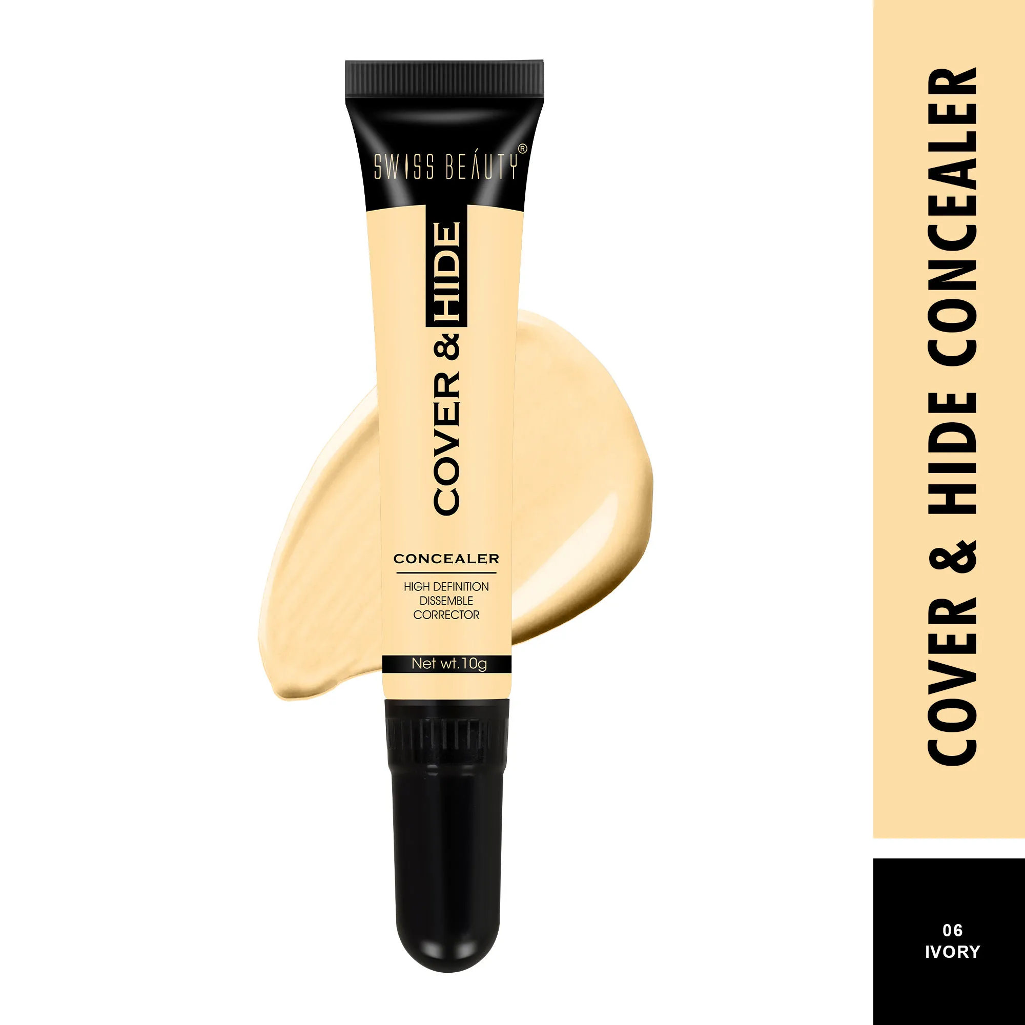 Swiss Beauty Cover & Hide Concealer - 06 Ivory