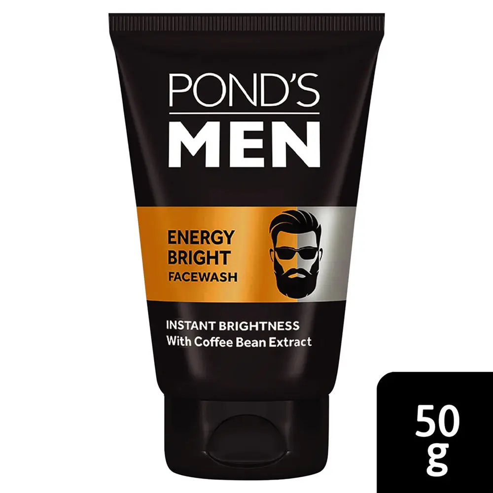 Pond's Men Energy Bright Anti-Dullness Facewash With Coffee Bean (50 g)