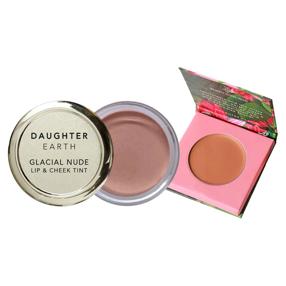 Daughter Earth Concealler (Latte) + Lip And Cheek Tint (Glacial Nude)