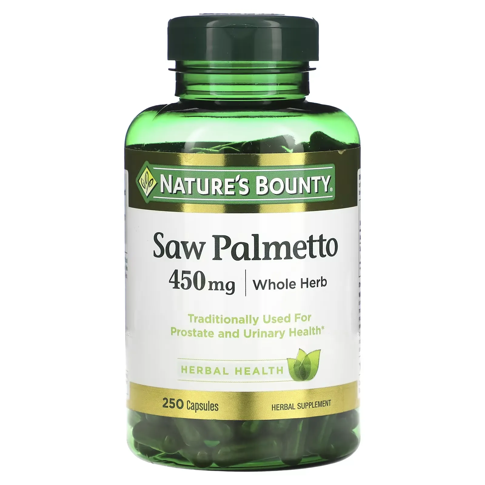 Saw Palmetto, 450 mg, 250 Capsules