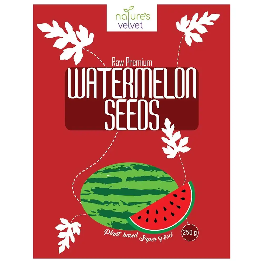 Natures Velvet Raw Premium Watermelon Seeds,  Unflavoured  0.250 kg