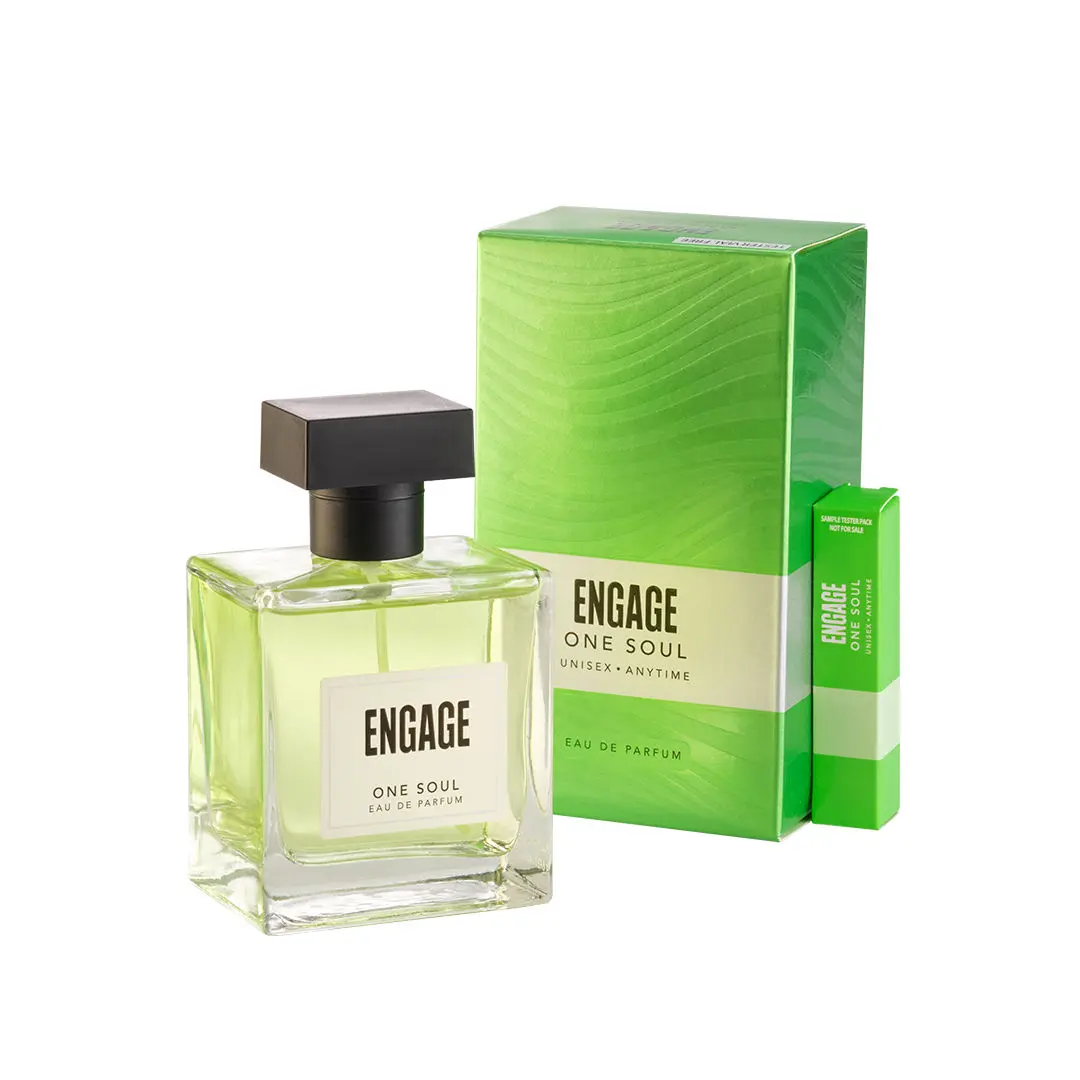 Engage One Soul Unisex Perfume, Long Lasting, Citrus and Spicy, Ideal for Gifting, Tester Free, (100ml+3ml)