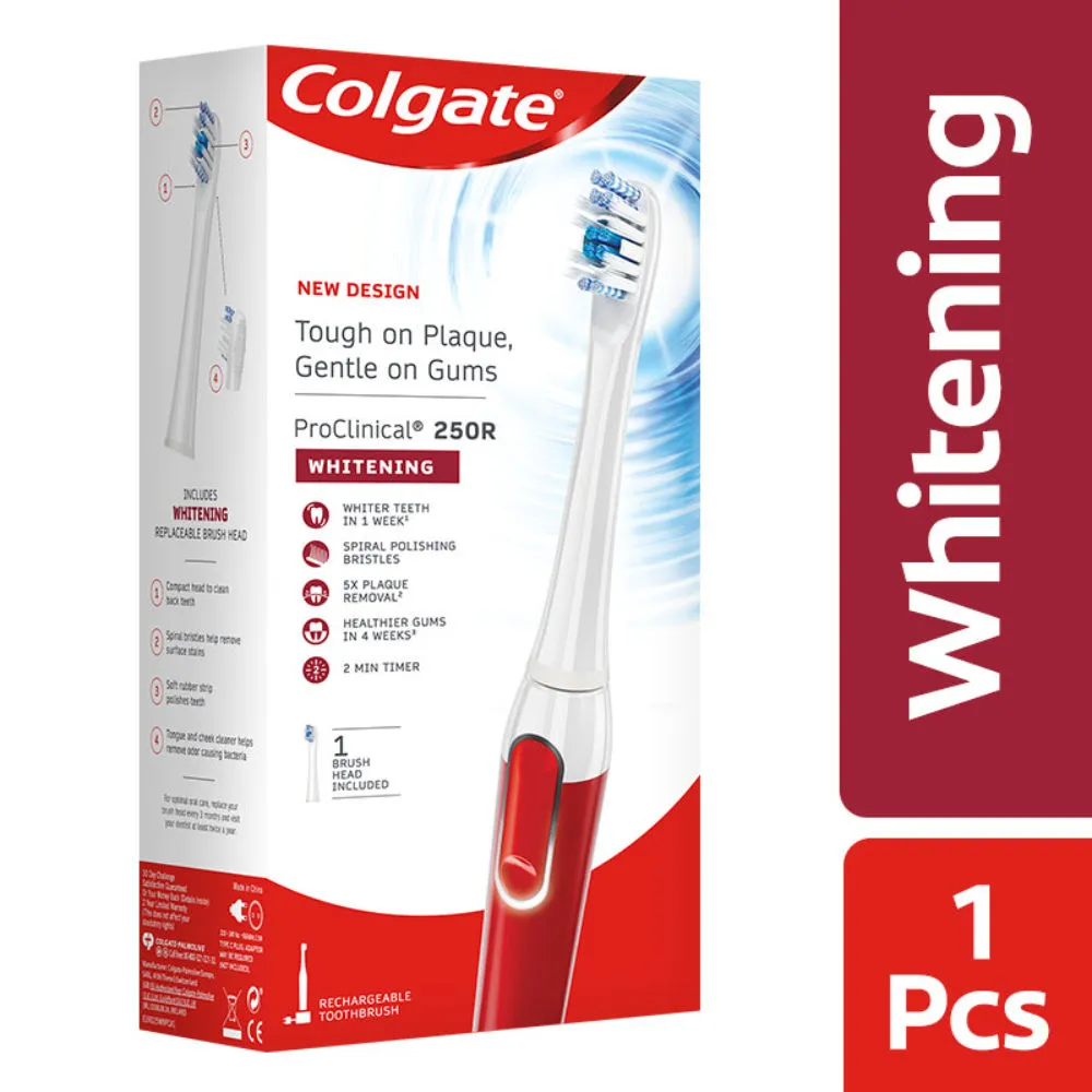 Colgate ProClinical 250R Rechargeable Electric Toothbrush - Whitening