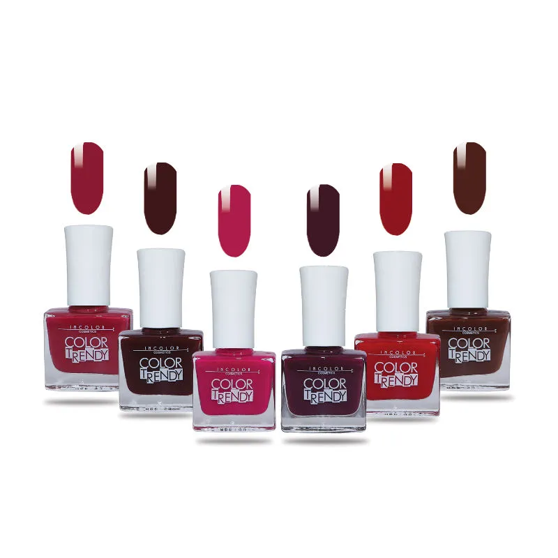 Incolor Color Trendy Matte Nail Enamel Combo - 05