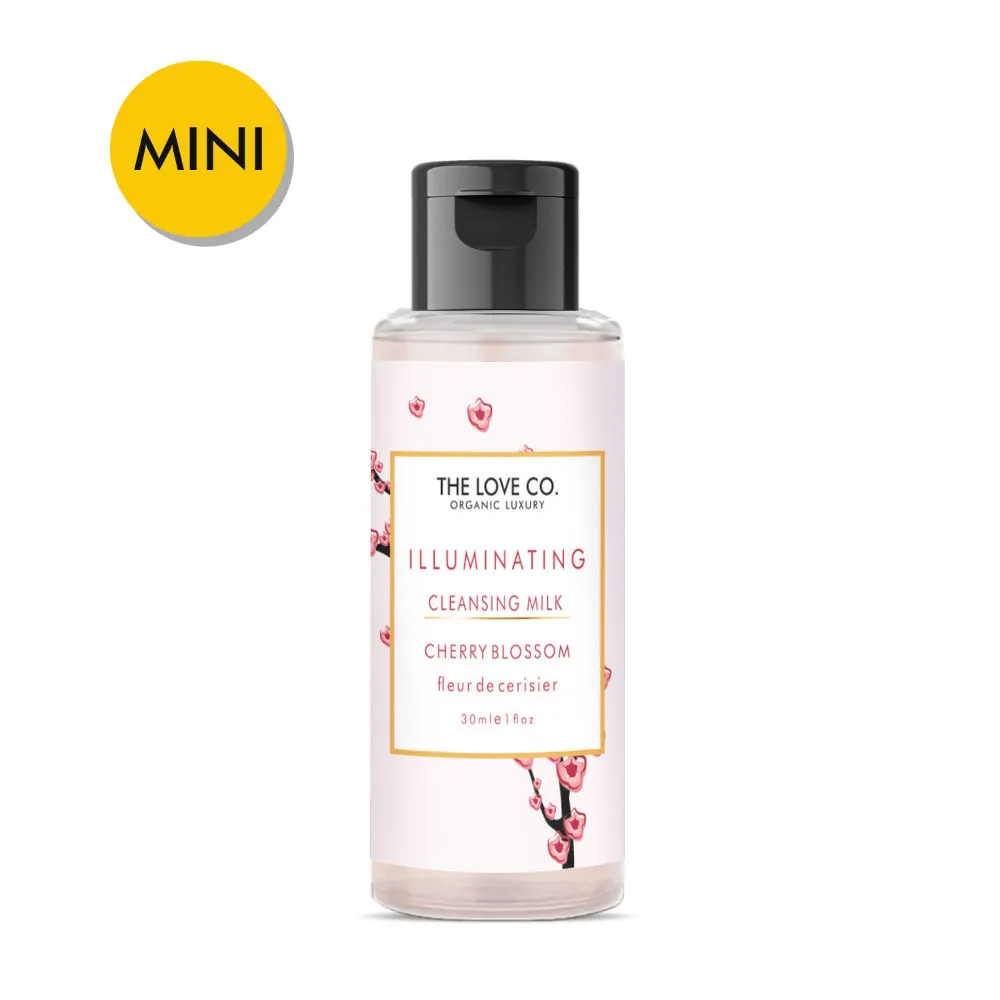 The Love Co. Organic Luxury Illuminating Cleansing Milk - Cherry Blossom