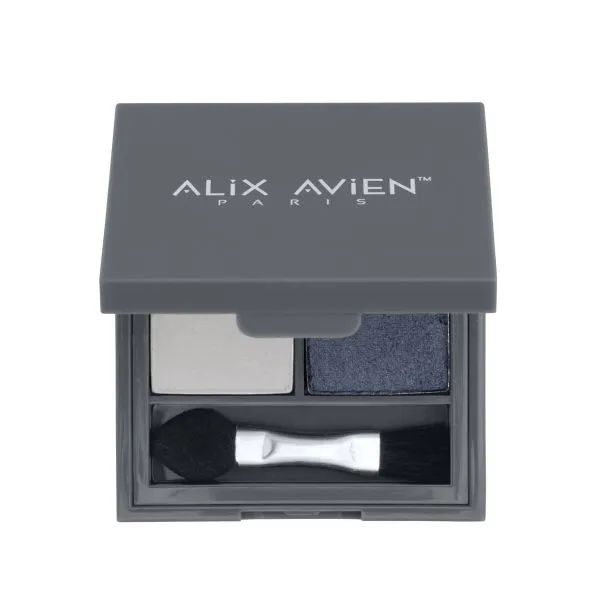 ALiX AViEN PARIS Duo Eyeshadow - Blue Gray N Pearly Navy