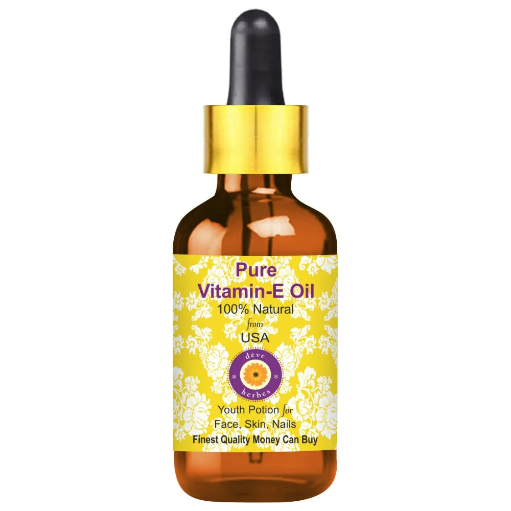 Deve Herbes Pure Vitamin E Oil For Dark Spots & Anti-Aging