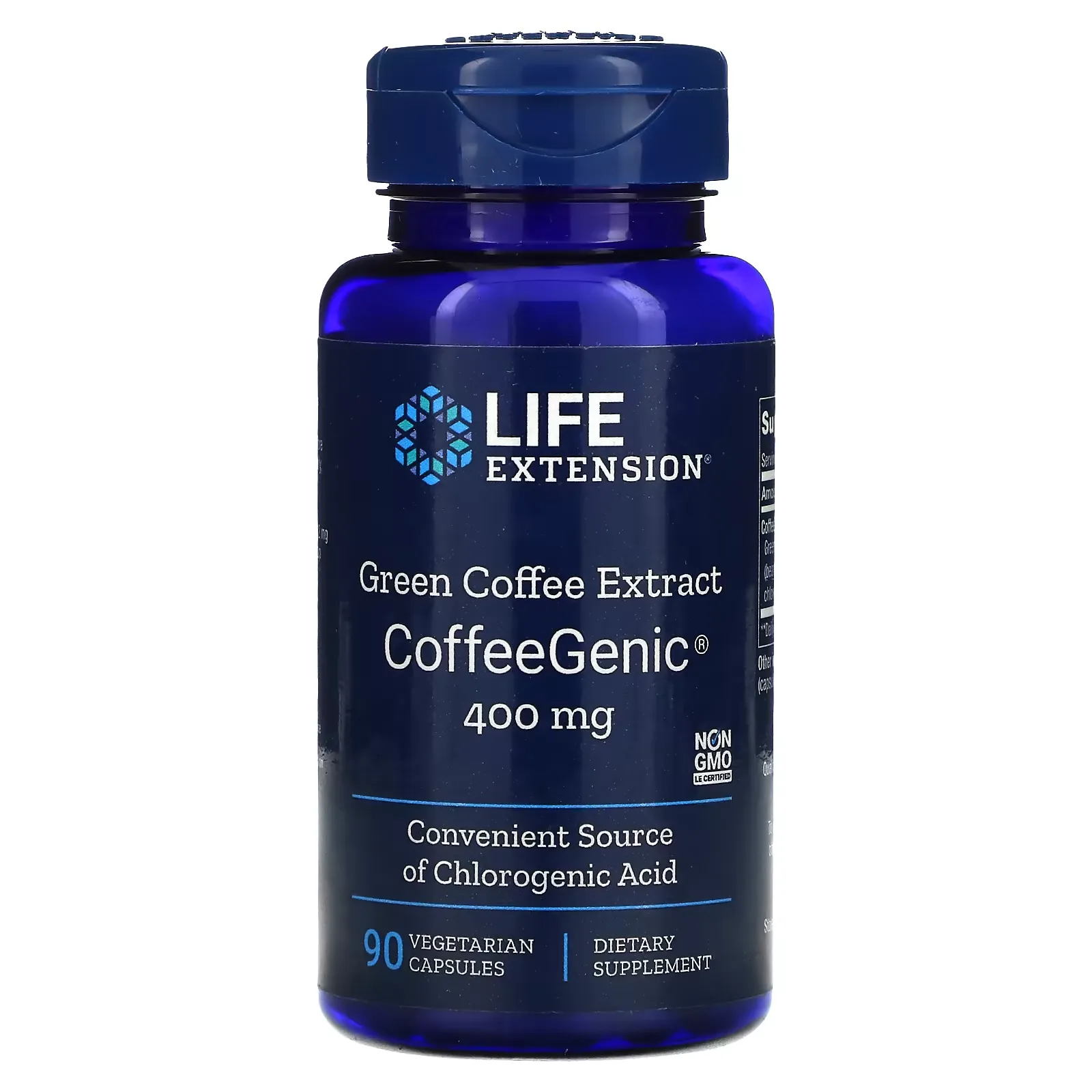 CoffeeGenic, Green Coffee Extract, 400 mg, 90 Vegetarian Capsules