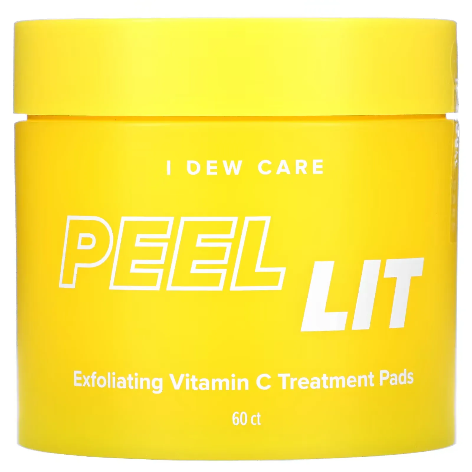 Peel Lit, Exfoliating Vitamin C Treatment Pads, 60 Count