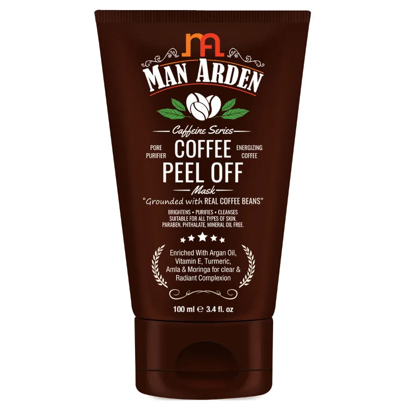 Man Arden Caffeine Coffee Peel Off Mask