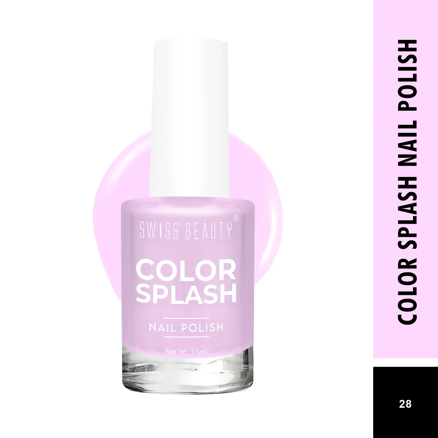 Swiss Beauty Color Splash Nail Polish Shade-28 (11 ml)