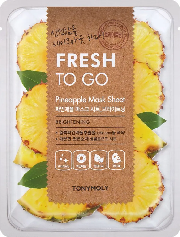 TONYMOLY Fresh To Go Pineapple Mask Brightening