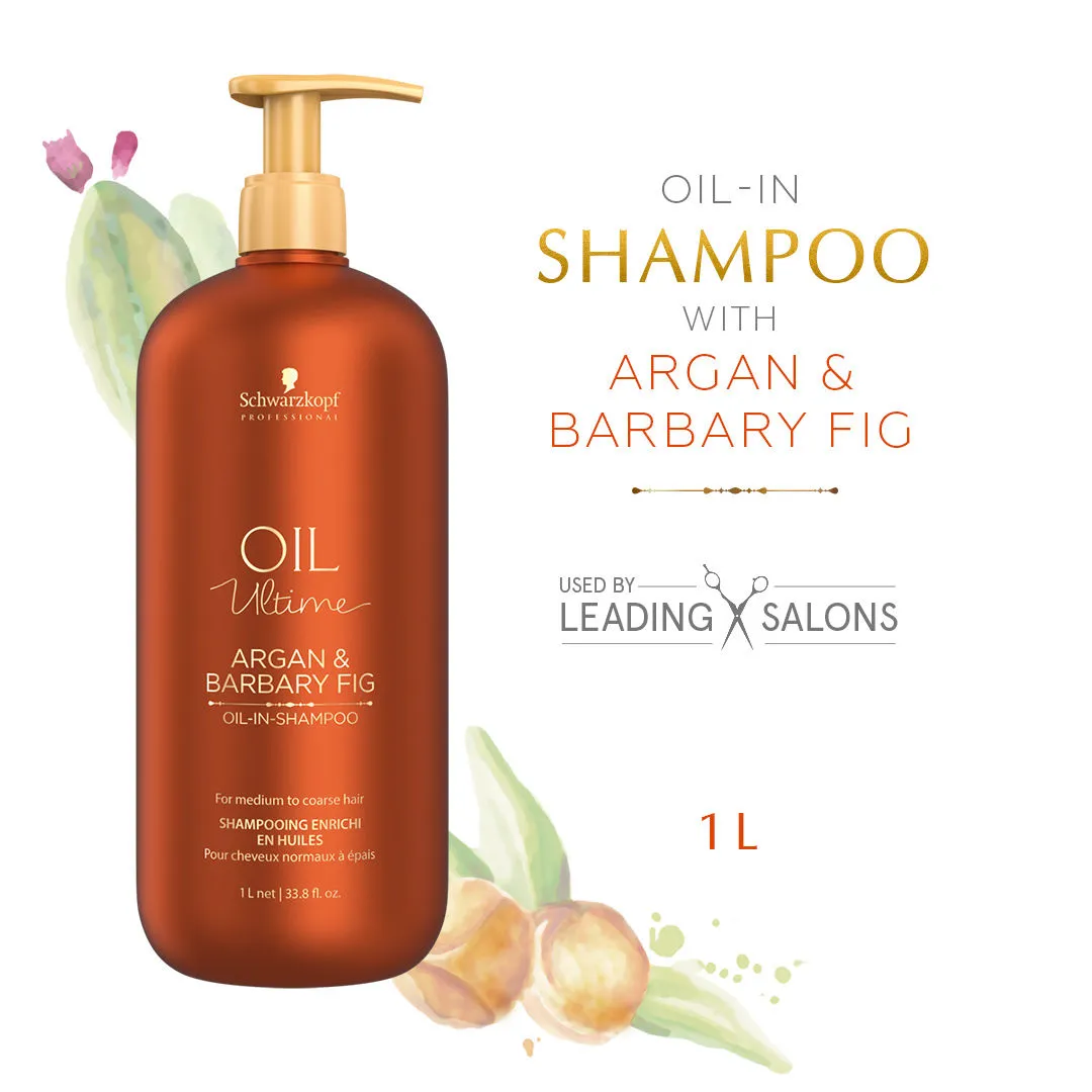 Schwarzkopf Professional Oil Ultime - Argan & Barbary Fig Oil-In Shampoo