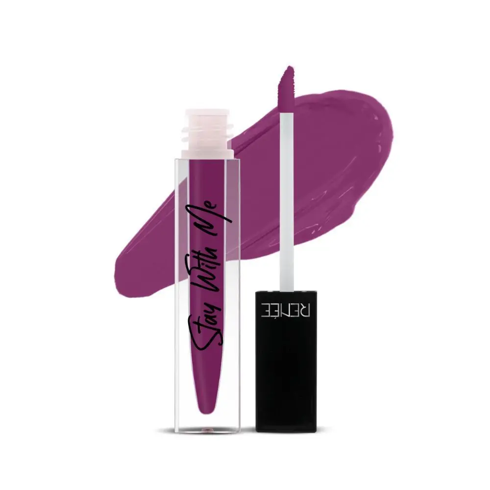 RENEE Stay With Me Matte Lip Color - Thirst For Wine (5 ml)