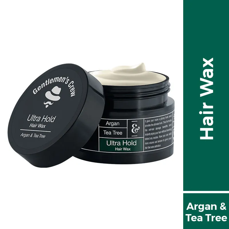 Gentlemen's Crew Argan & Tea Tree Ultra Hold Hair Wax