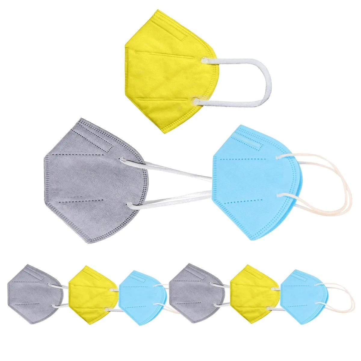 OOMPH Pack of 9 Kn95/N95 Anti-Pollution Reusable 5-Layer Mask