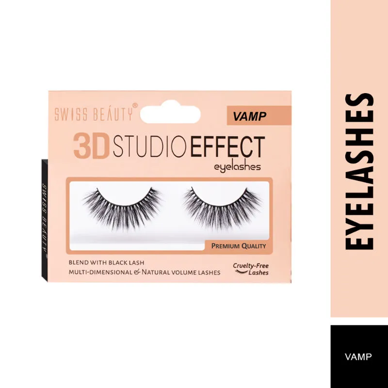 Swiss Beauty 3d Studio Effect Eyelashes - Vamp