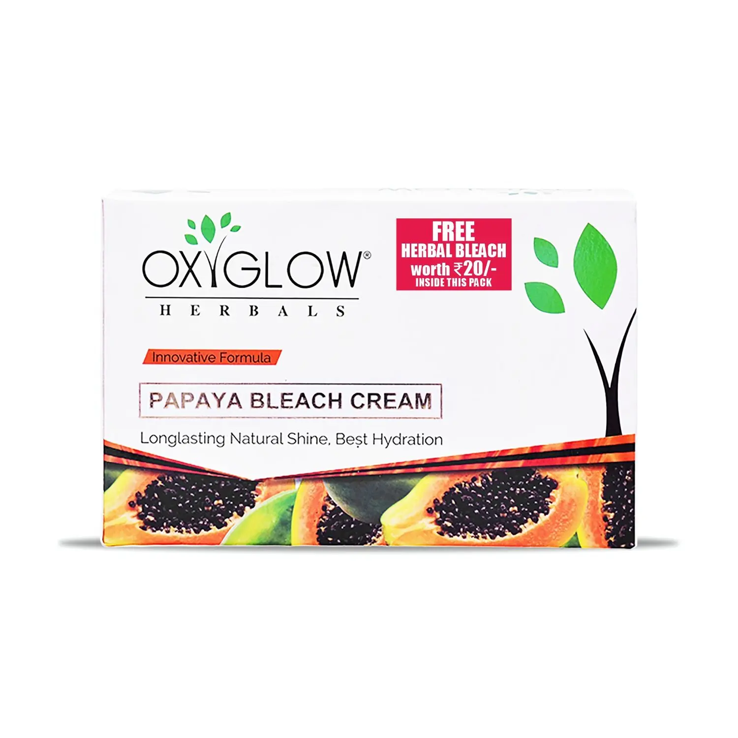 Oxyglow Papaya Bleach Cream - 240 g