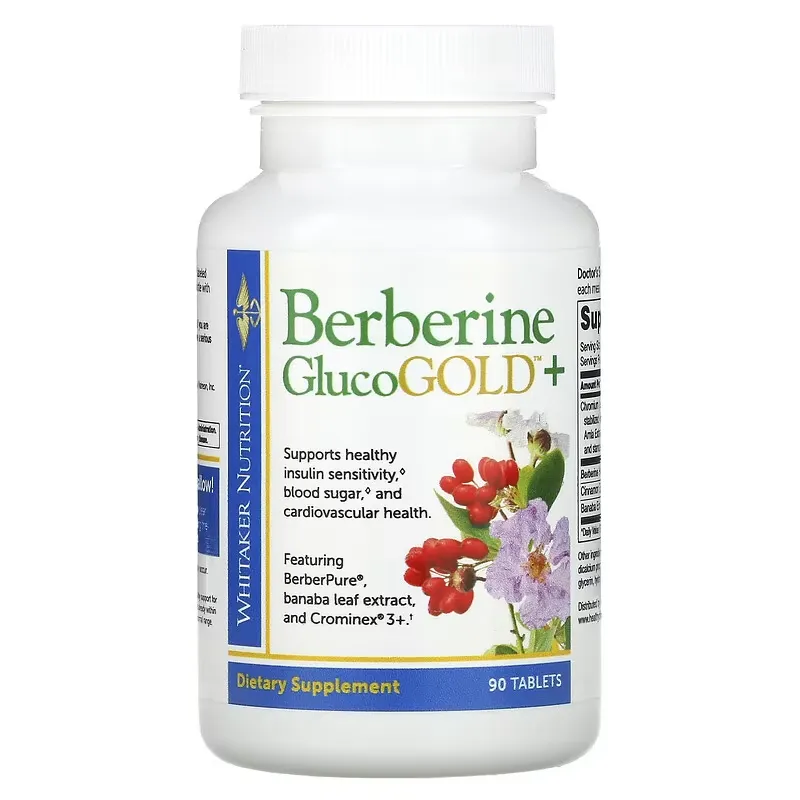 Berberine GlucoGOLD+, 90 Tablets