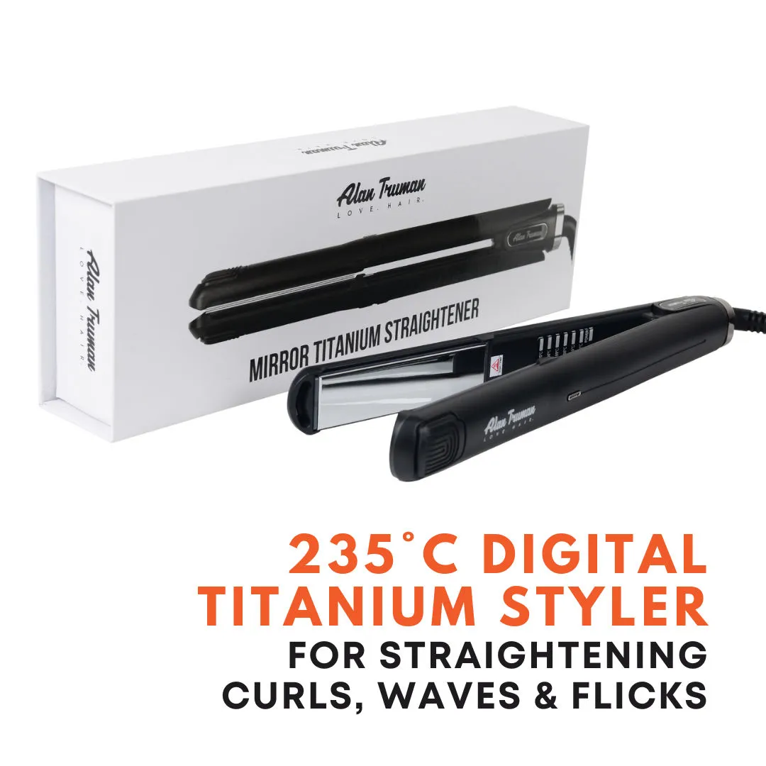 Alan Truman Professional Mirror Titanium Straightener