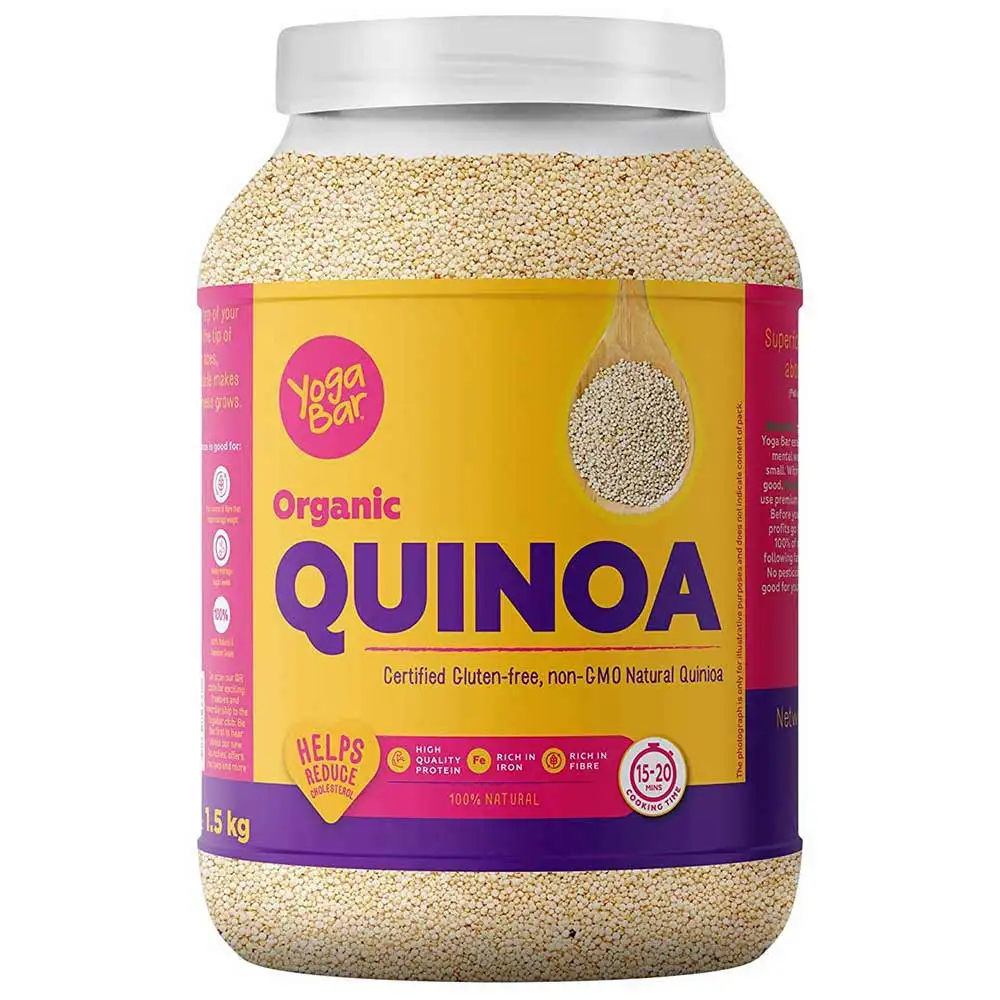 Yogabar Organic Quinoa,  1.5 kg  Unflavoured