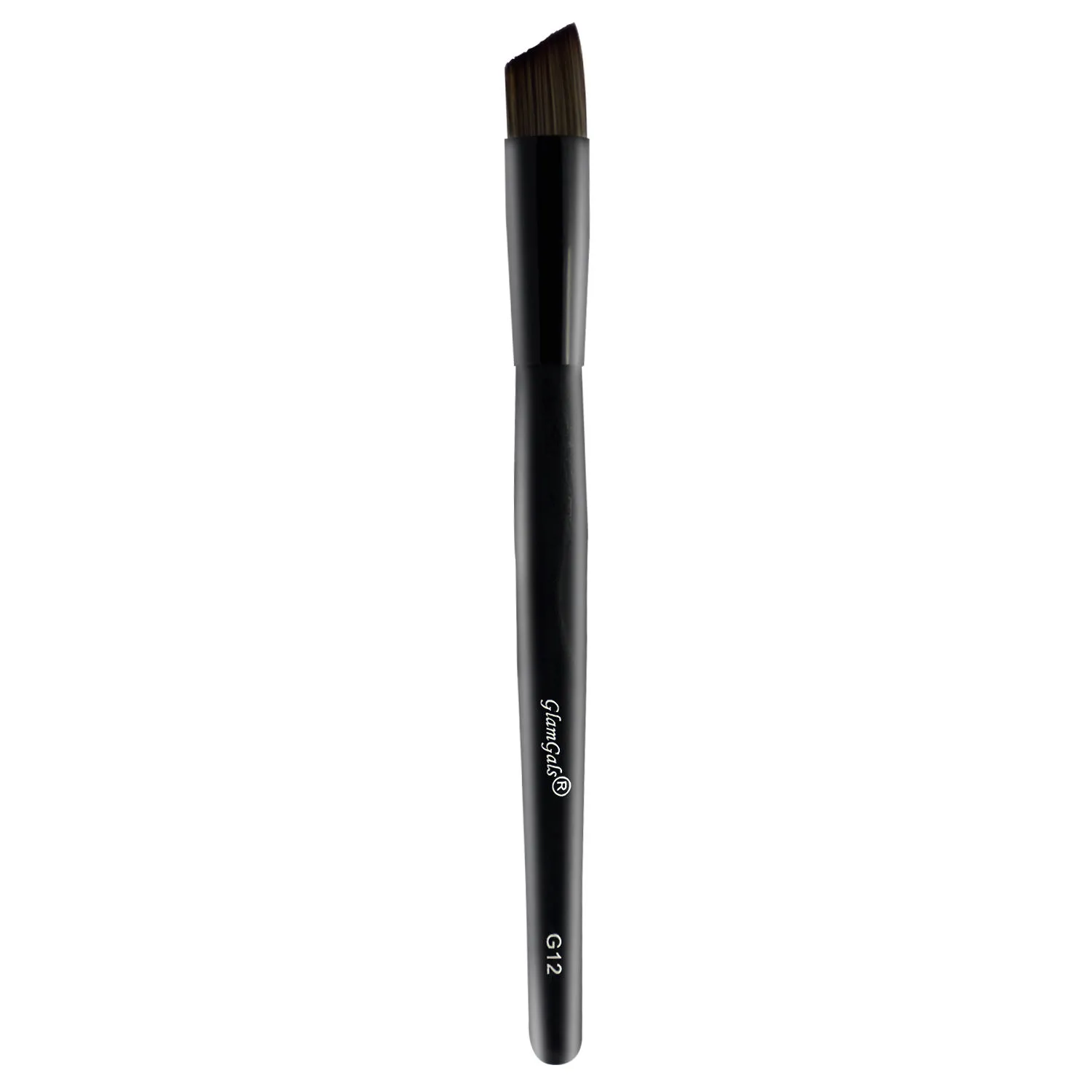 GlamGals Black Flat Angled Contouring Brush