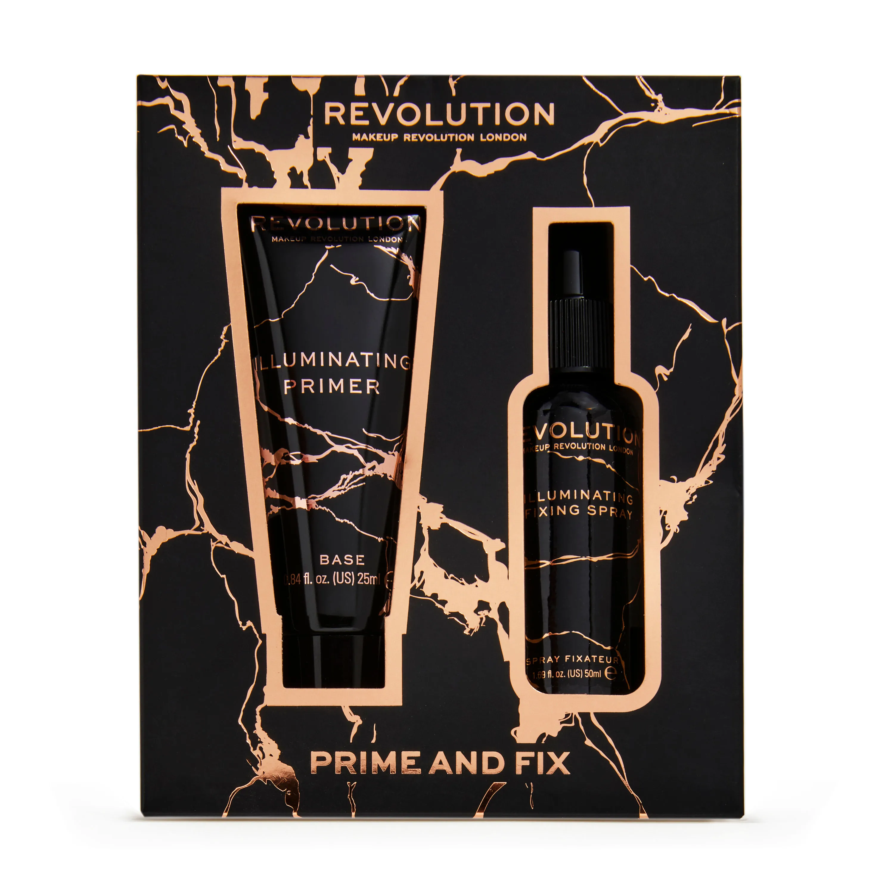 Makeup Revolution Illuminating Prime & Fix Duo Gift Set