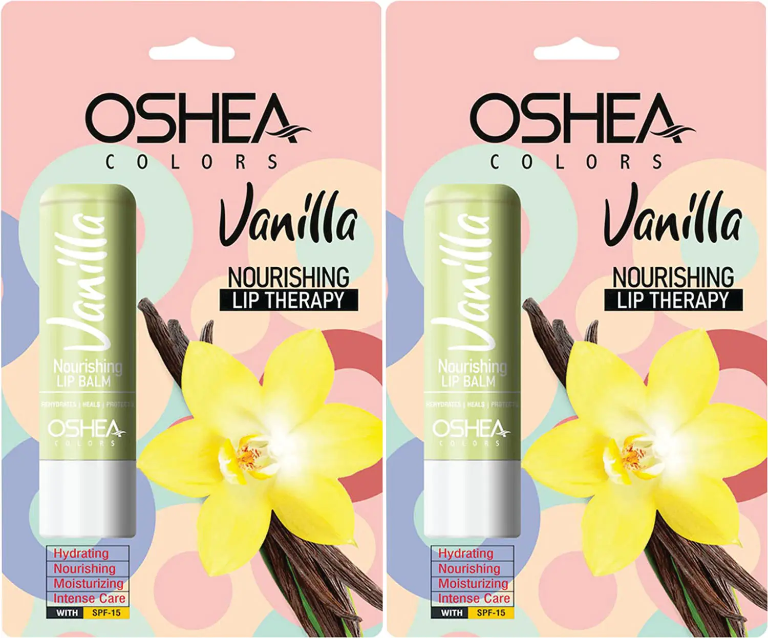 Oshea Herbals Vanilla Lip Therapy 4.5Grams pack of 2