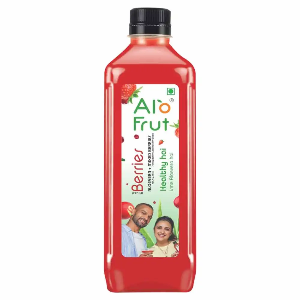 Alo Frut Berries Aloevera Juice,  0.300 L  Berries (Pack of 24)