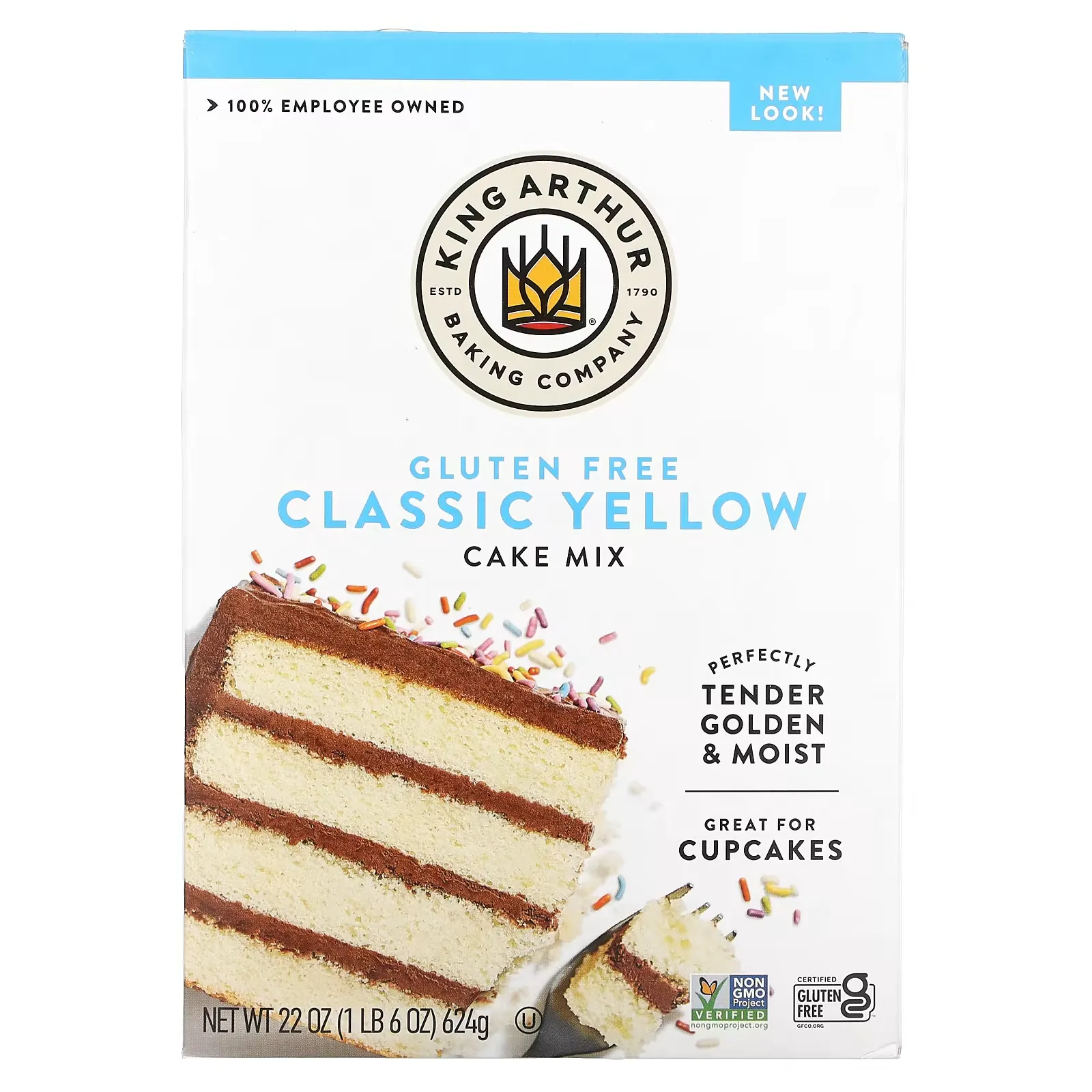 Classic Yellow Cake Mix, Gluten Free, 22 oz (624 g)