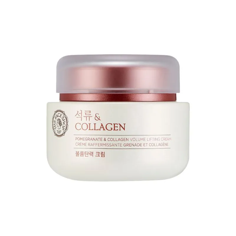 The Face Shop Pomegranate And Collagen Volume Lifting Cream With Marine Collagen