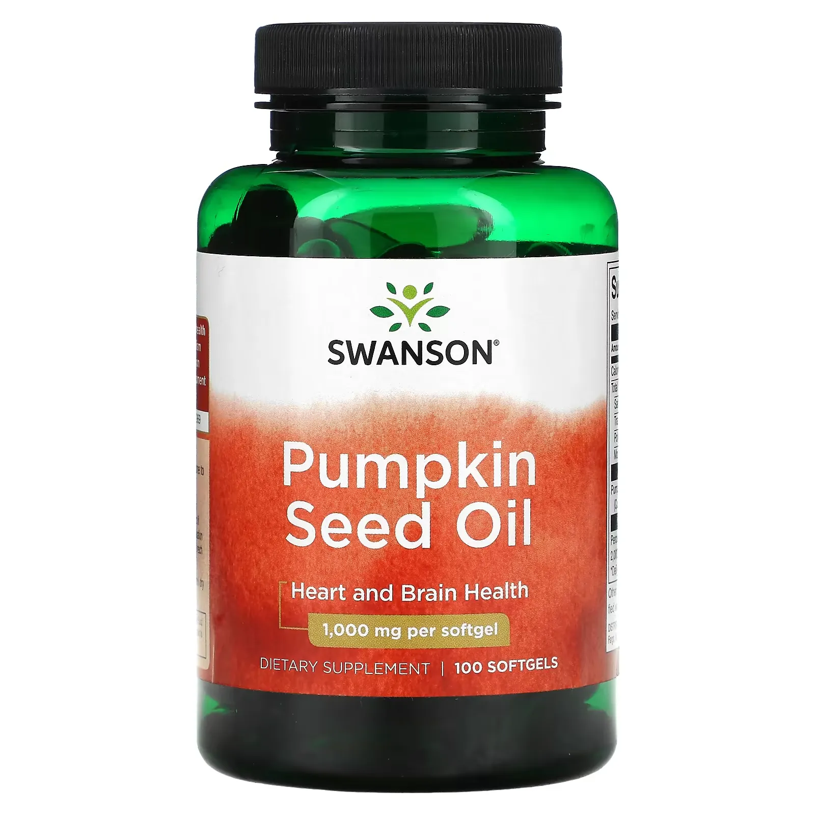 Pumpkin Seed Oil, 1,000 mg, 100 Softgels