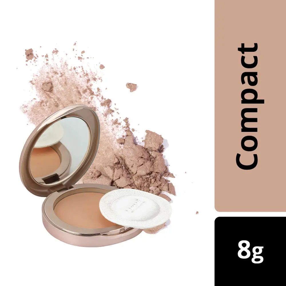 Lakme 9 To 5 Flawless Matte Complexion Compact - Apricot matte (8 g)