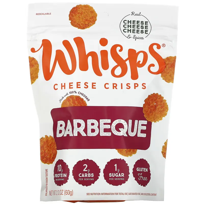 Barbeque Cheddar Cheese Crisps,  2.12 oz (60 g)