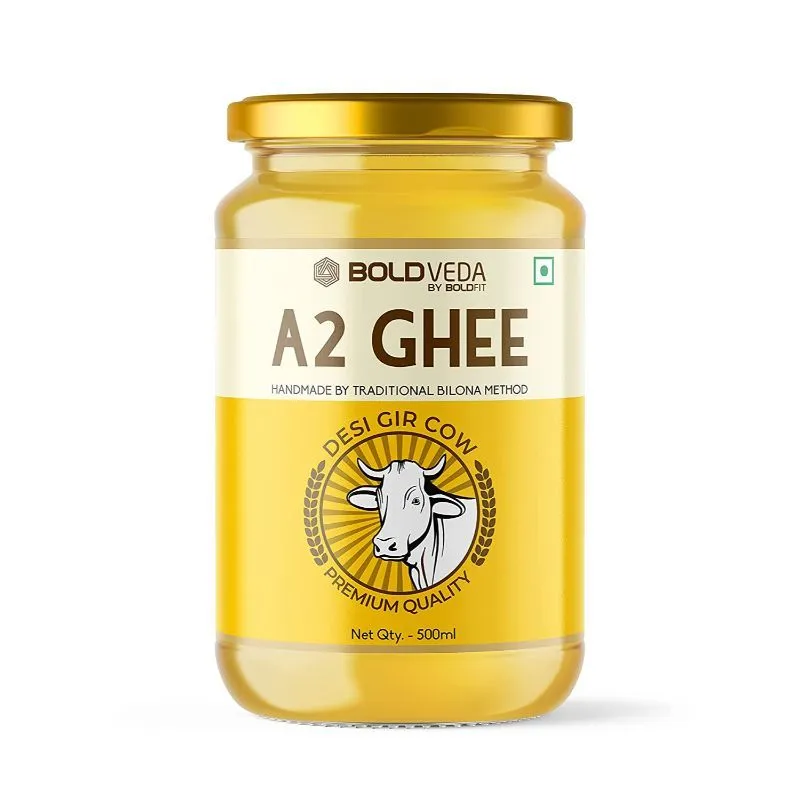 Boldfit Boldveda A2 Ghee Desi Gir Cow Ghee Pure & Natural