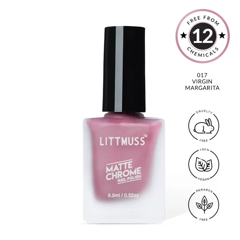 Littmuss Nail Polish Matte Chrome Nail Paint - Virgin Margarita - 017