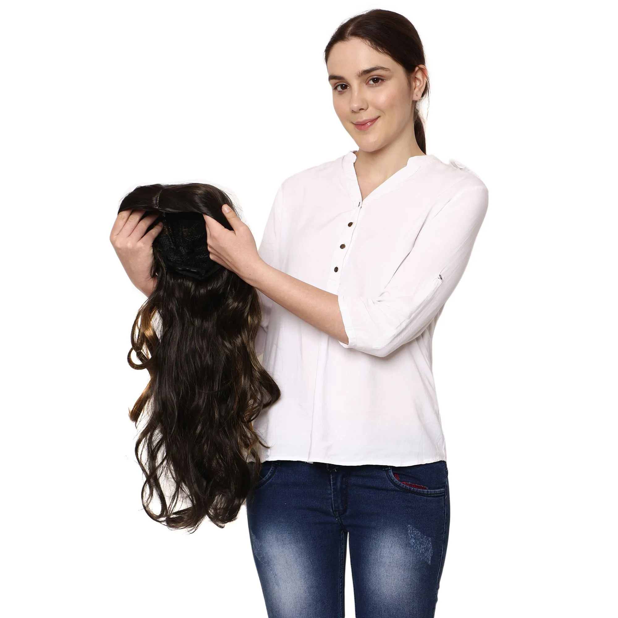 Thrift Bazaar's Centre Parted Lily Alridge Wavy Wig