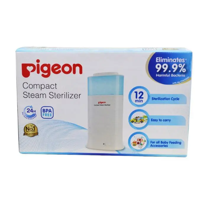 Pigeon Steam Sterilizer & Compact Type 2 Round Pin(Ad)