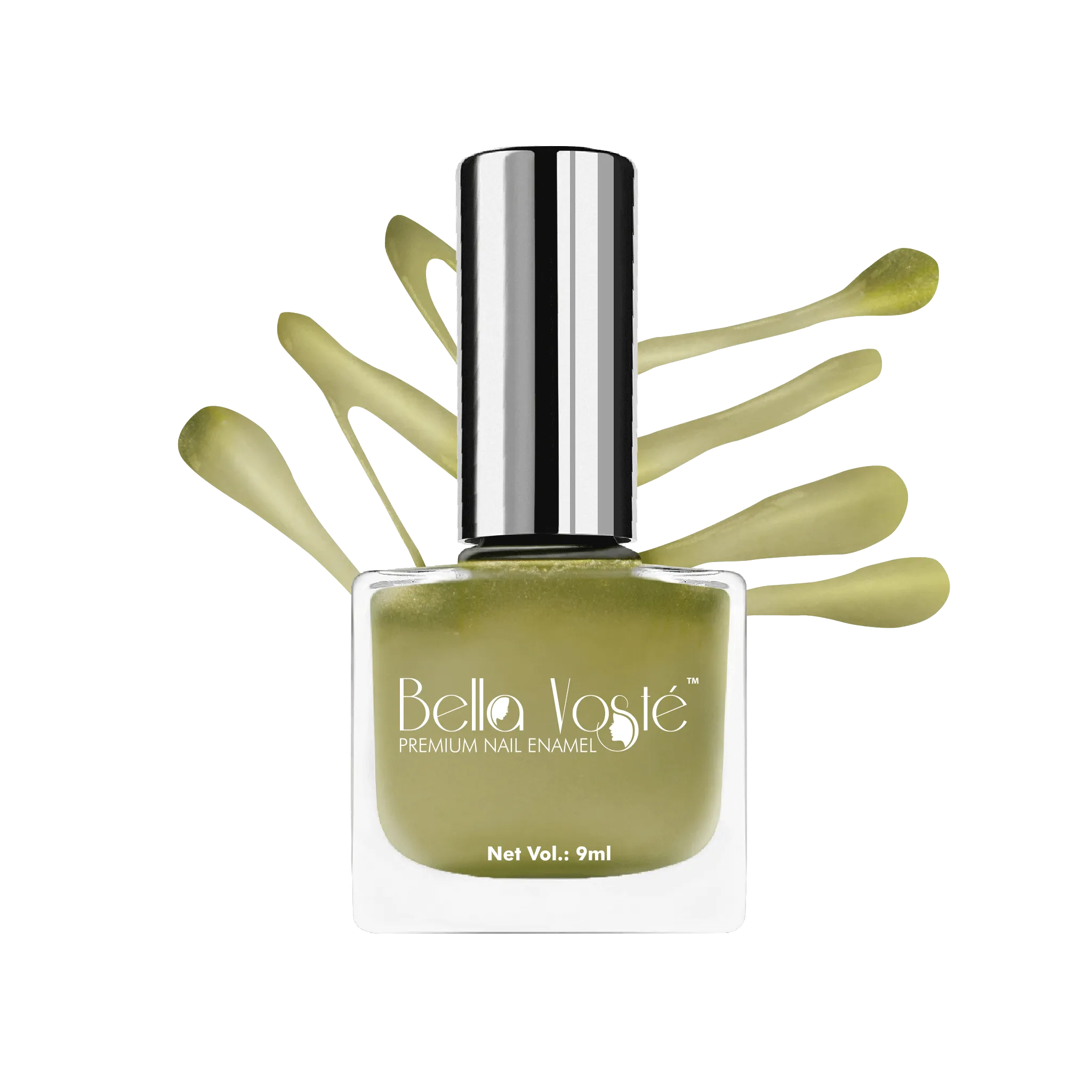 Bella Voste Metallic Nail Paint - Matcha Maker