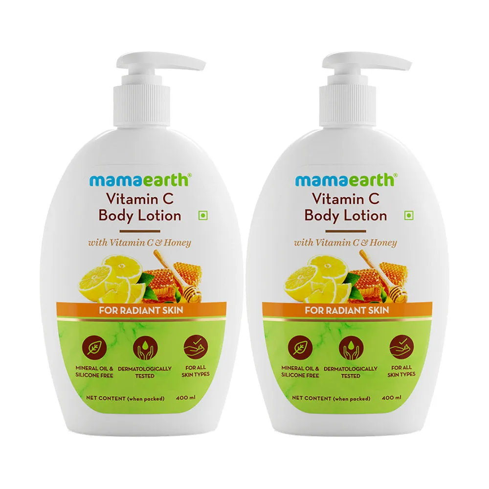 Mamaearth Vitamin C Body Lotion - Pack Of 2