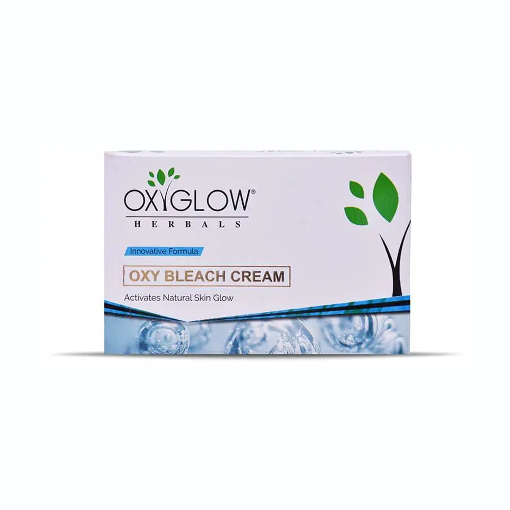 OxyGlow Herbals Oxy Bleach Cream, 50g, Increases Radiance,Instant Glow