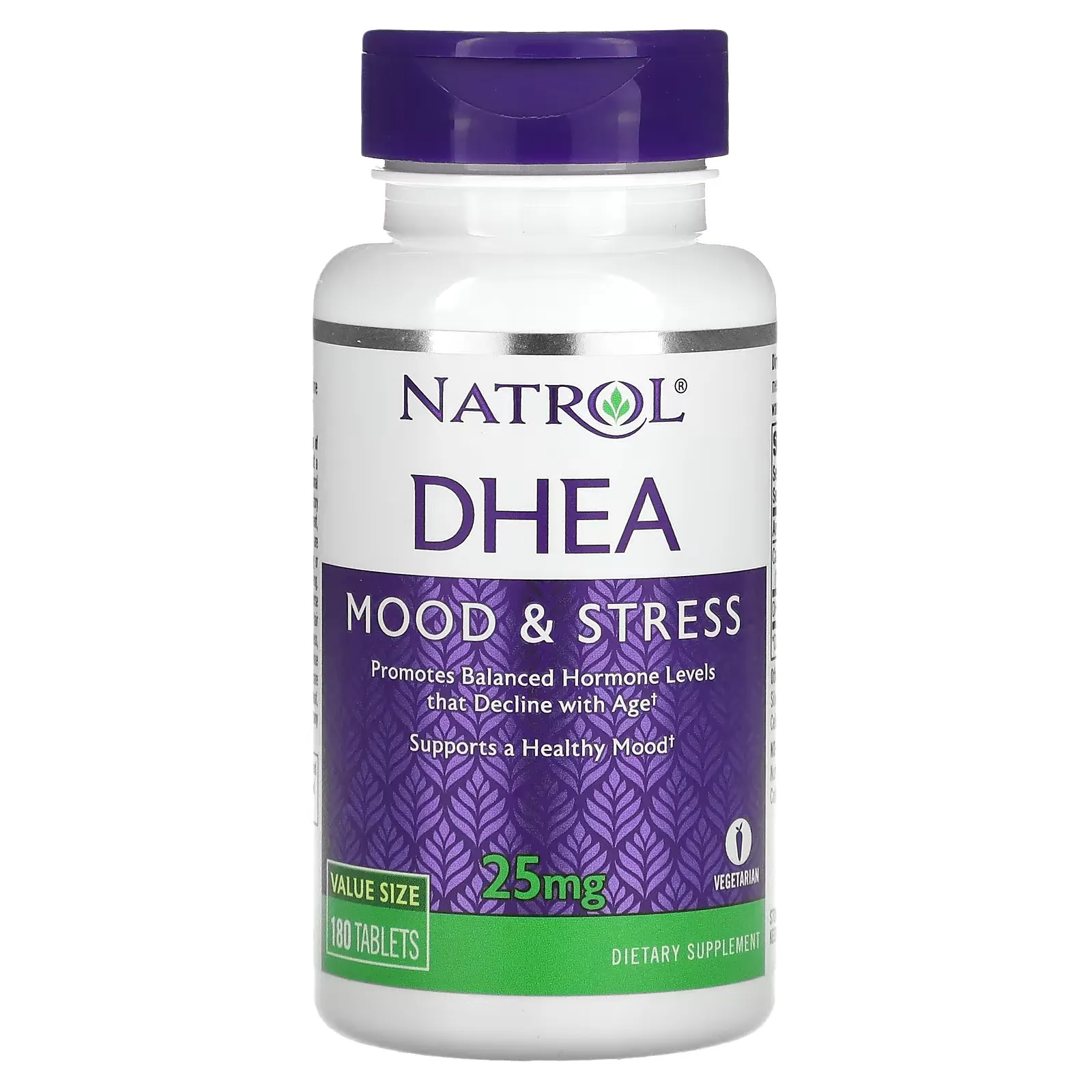 DHEA, 25 mg, 180 Tablets