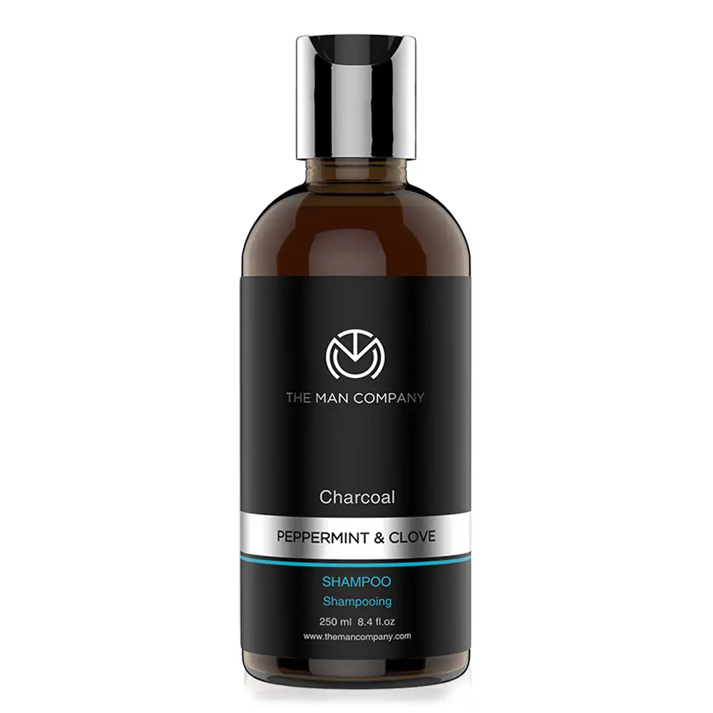 The Man Company Charcoal Shampoo,  250 ml  Peppermint & Clove