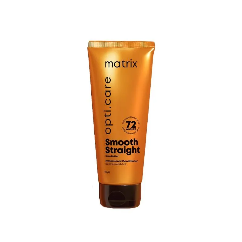 Matrix Opti Care Smooth Straight Professional Conditioner with Shea Butter, Paraben Free