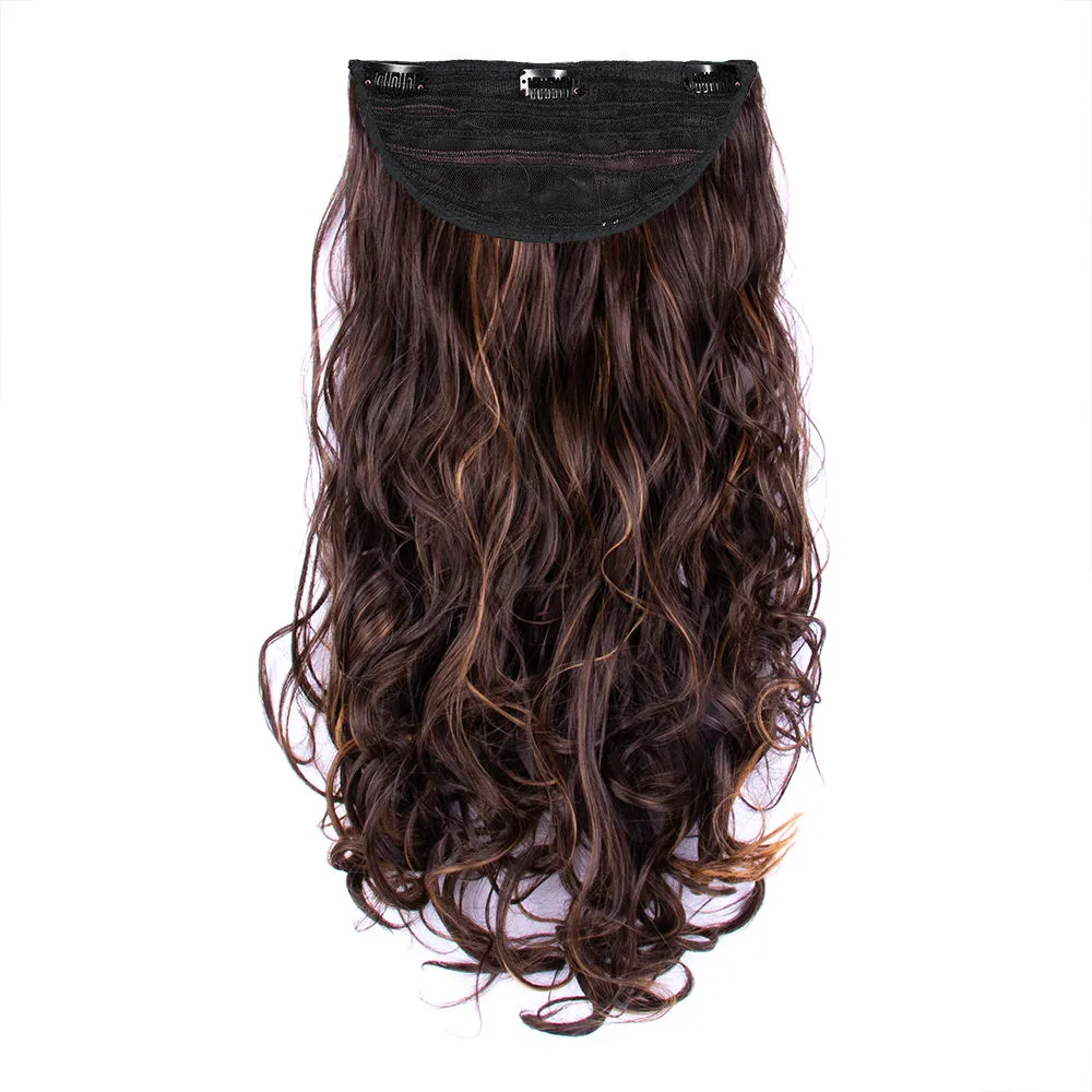 Streak Street Clip-In 24 Full-Wavy Mix Brown Hair Extensions