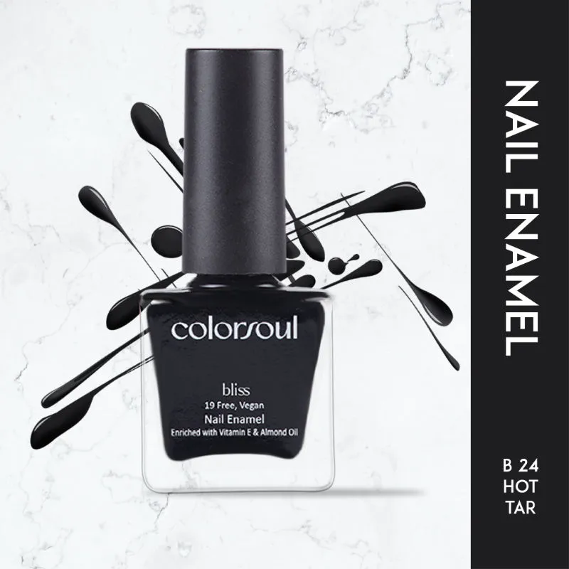 ColorSoul Bliss Nail Enamel - Hot Tar