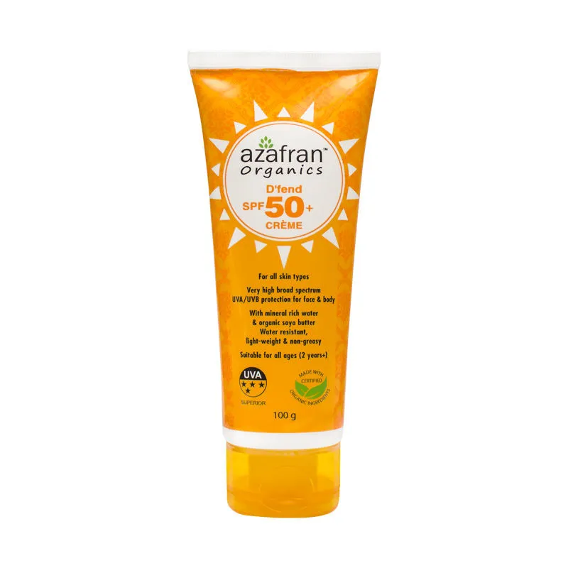 Azafran Organics D'fend Spf 50+ Creme