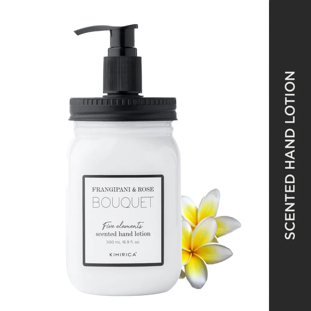 Kimirica Bouquet Hand Lotion With Goodness Of Frangipani And Rose, 100% Vegan & Paraben Free