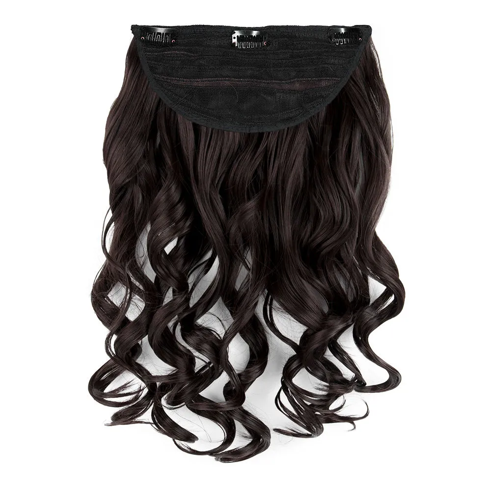 Streak Street Clip-in 18 Soft Curls Black Hair Extensions