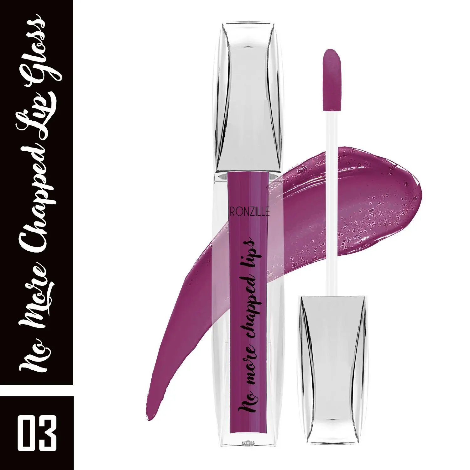 Ronzille No More Chapped lip Fancy Colored Lip Gloss -03